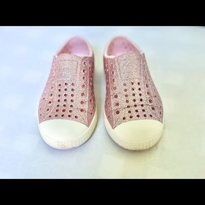Pink Sparkle Native Shoes